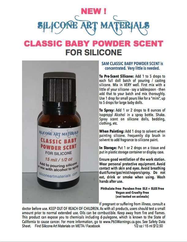 Baby Powder Scent For Silicone A Wee Bit Of Heaven Reborn Nursery