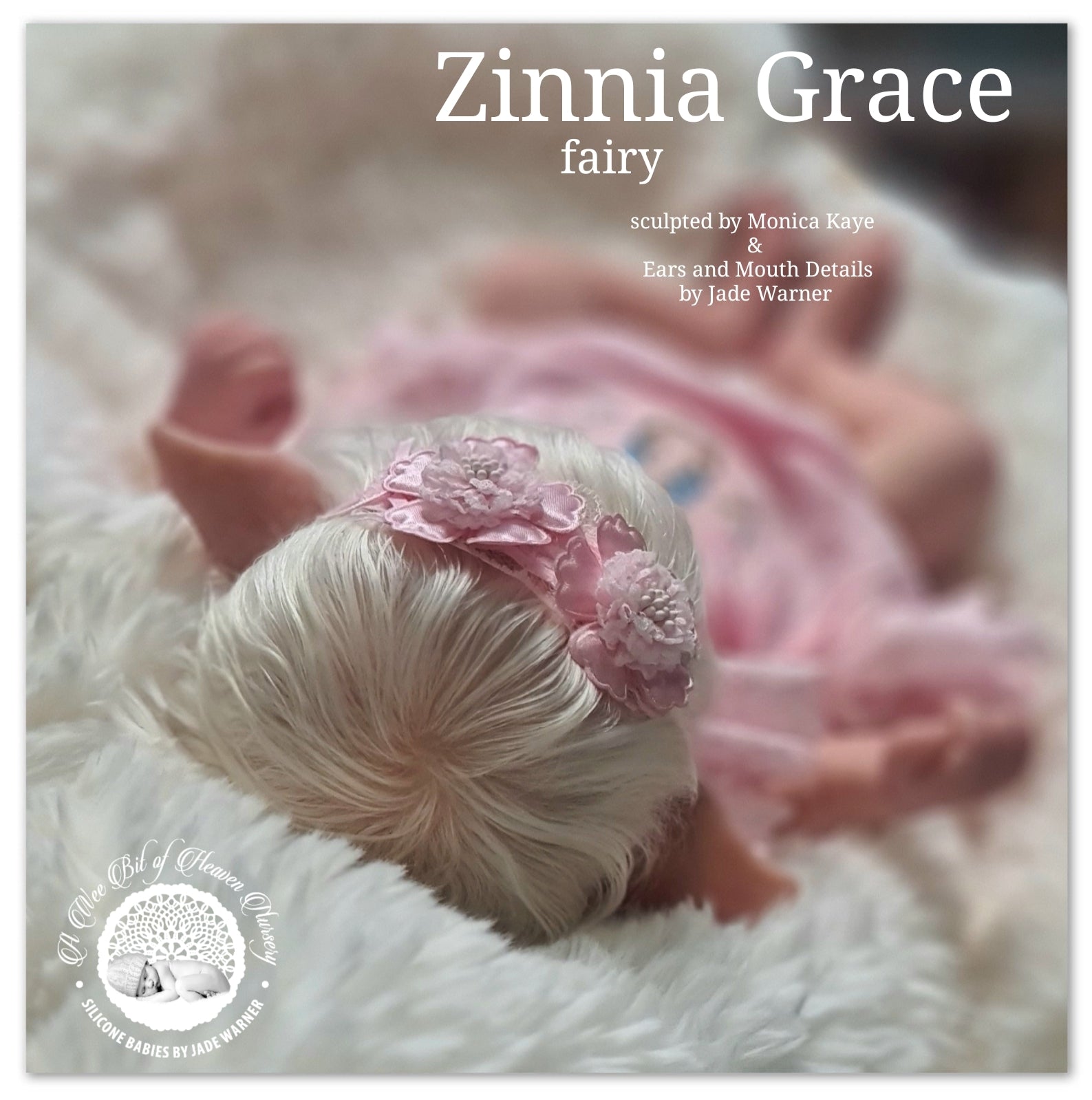 Zinnia Grace Fairy Full Body Silicone Baby Girl  Available