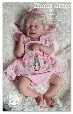 Zinnia Grace Fairy Full Body Silicone Baby Girl  Available