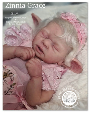 Zinnia Grace Fairy Full Body Silicone Baby Girl  Available