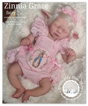 Zinnia Grace Fairy Full Body Silicone Baby Girl  Available