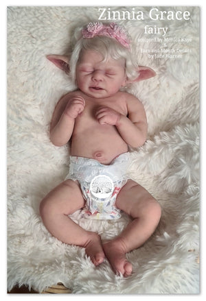 Zinnia Grace Fairy Full Body Silicone Baby Girl  Available