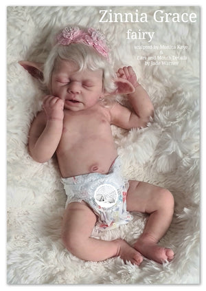 Zinnia Grace Fairy Full Body Silicone Baby Girl  Available