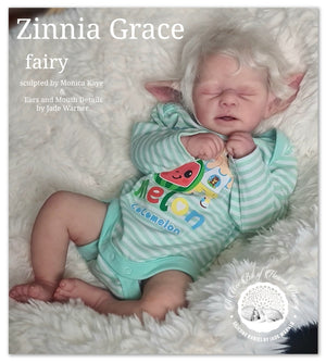 Zinnia Grace Fairy Full Body Silicone Baby Girl  Available