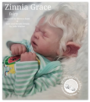 Zinnia Grace Fairy Full Body Silicone Baby Girl  Available