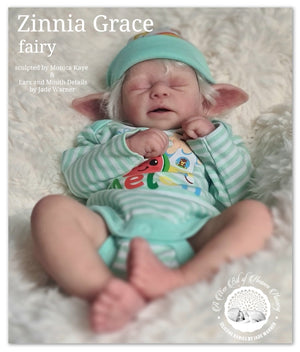 Zinnia Grace Fairy Full Body Silicone Baby Girl  Available