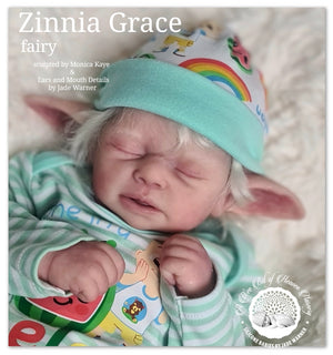 Zinnia Grace Fairy Full Body Silicone Baby Girl  Available