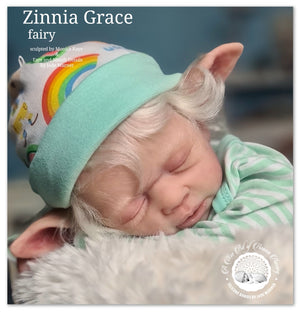 Zinnia Grace Fairy Full Body Silicone Baby Girl  Available