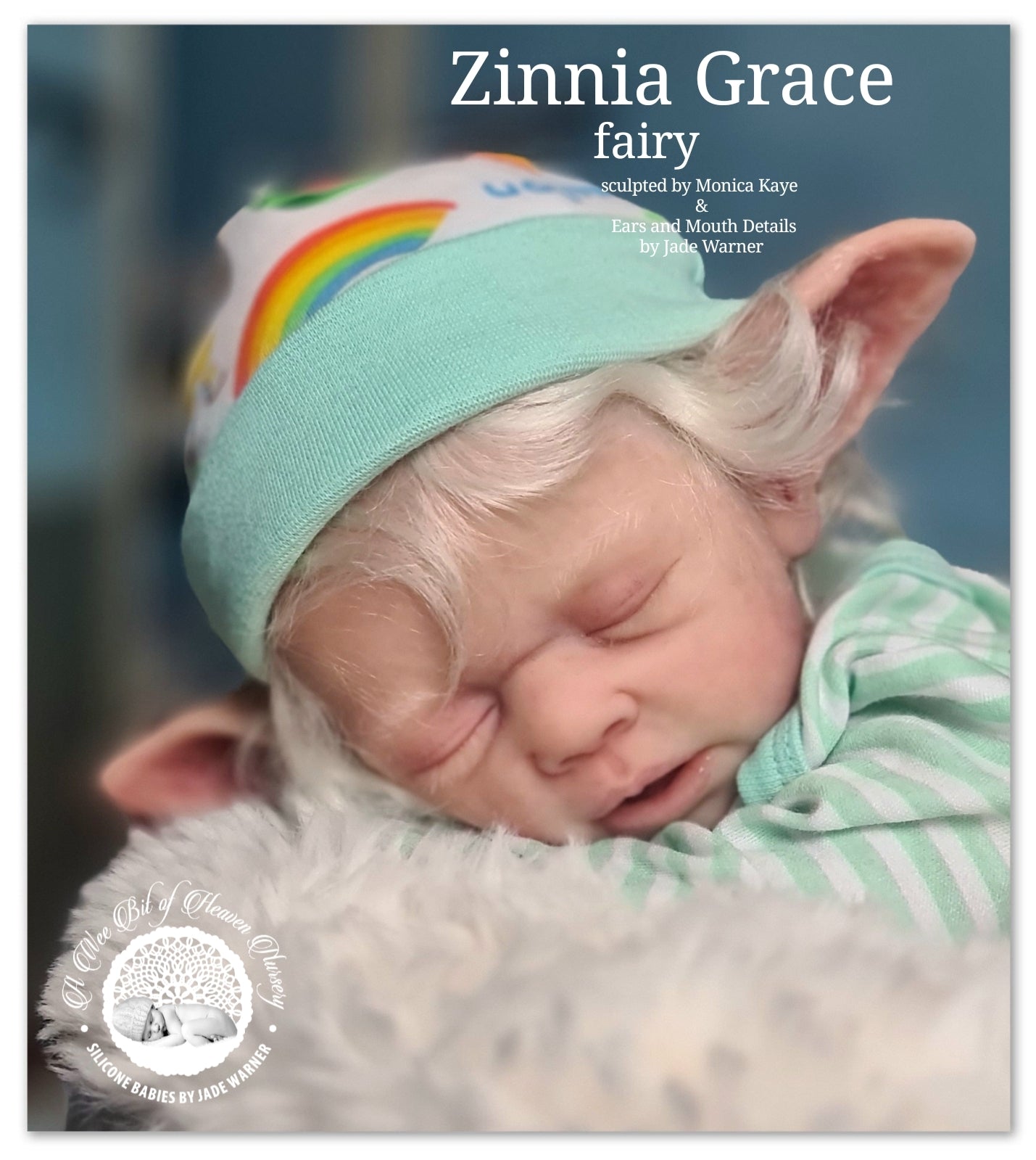 Zinnia Grace Fairy Full Body Silicone Baby Girl  Available