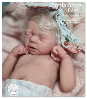 Zinnia Grace Fairy Full Body Silicone Baby Girl  Available