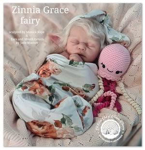 Zinnia Grace Fairy Full Body Silicone Baby Girl  Available