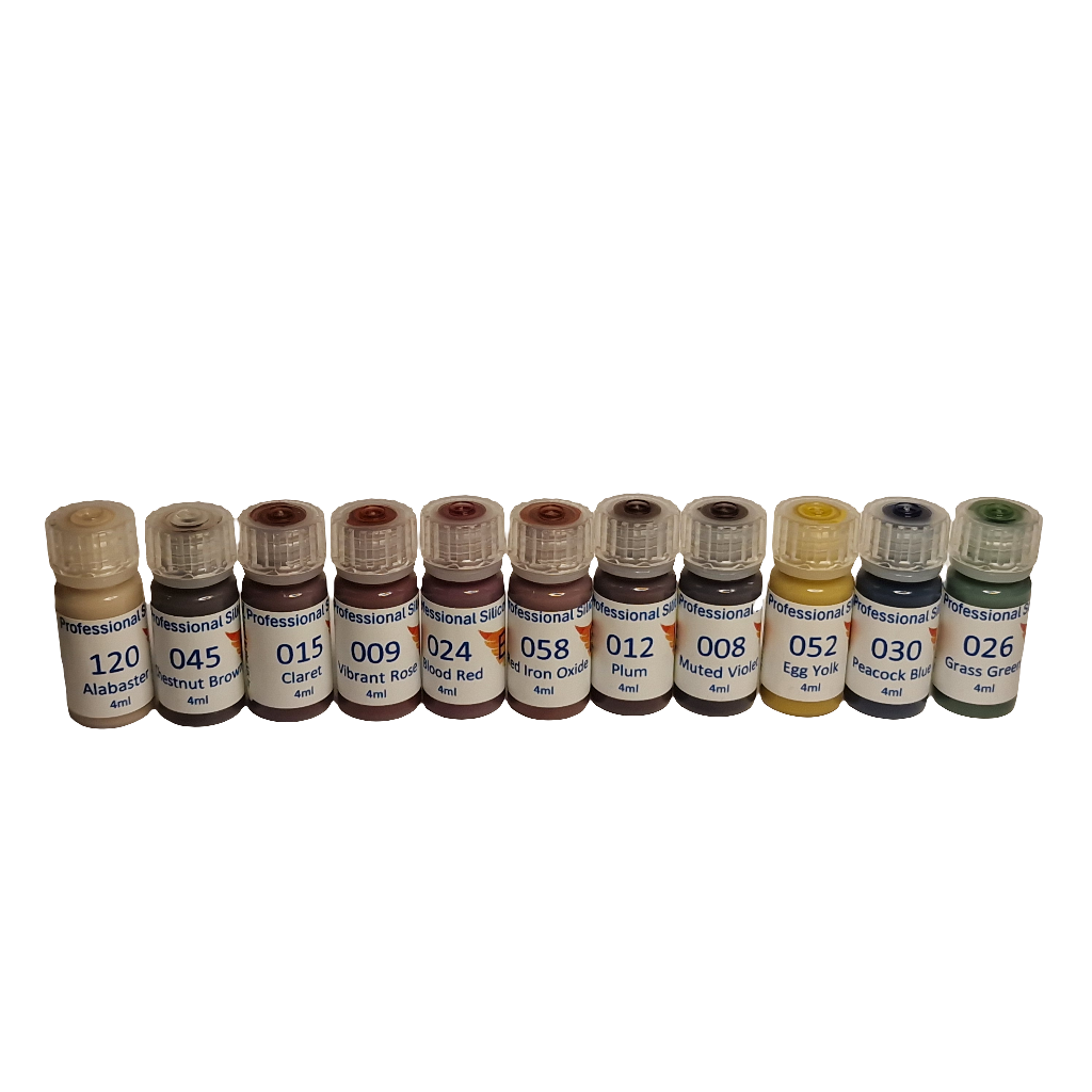 Silicone Pigments - Enfis Nature Colours 11 colour pigment trial kit (NO CLEAR PAINT BASE INCLUDED IN THIS SET