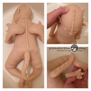 Octavia Butterfly Dragon Full Body Silicone Baby- Un-Painted Kit *DEPOSIT ONLY*